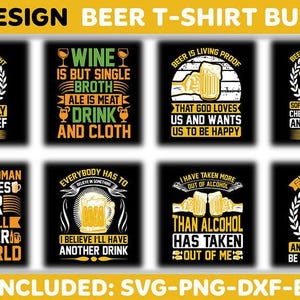 Beer SVG Bundle: 26 Craft Designs, Commercial License (Digital Download
