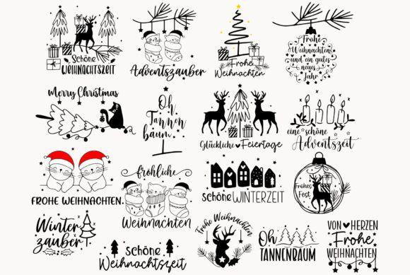 German Christmas SVG Bundle: Hand-Drawn Festive Designs (Digital Download)