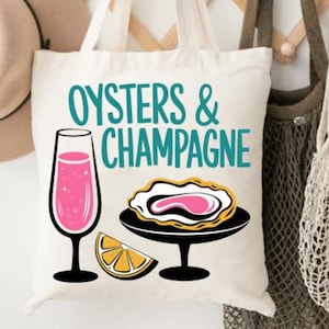 Austern und Champagner PNG Aquarell Design für Sublimation T-Shirts Tassen Wandkunst Küche Dekor Party Grafiken und romantisches Kunsthandwerk