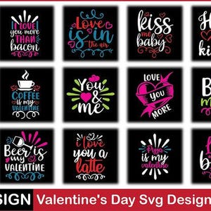 Valentine&#39;s Day SVG Bundle 22 – Sweetheart SVG Designs for Cricut, Silhouette, Beloved Crafts, Cards, Apparel, Gifts & Romantic Decor