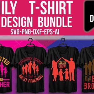 Family Quote SVG Bundle: Home Decor, Shirts, Signs (Digital Download)