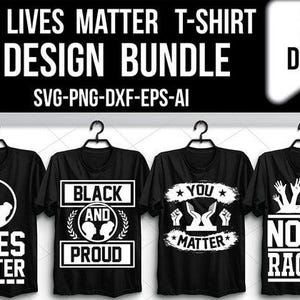 Black Lives Matter SVG Bundle: Activism Designs for Cricut (Digital Download