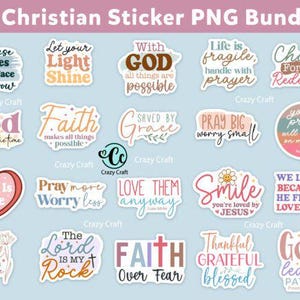 Joli lot chrétien de SVG | Écriture religieuse Boho PNG pour Cricut et Silhouette | Chemise Faith, fichiers coupés SVG