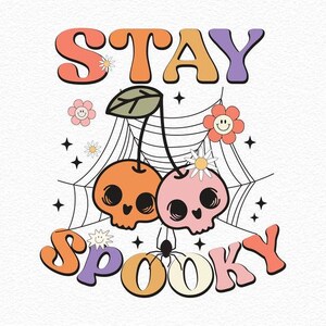 Pacote de clipart assustador para designs modernos de Halloween, gráficos assustadores da moda, PNGs fofos e assustadores para sublimação, estética de outono escuro