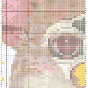 Just a Furby Girl Cross Stitch Pattern