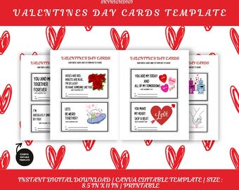 Thoughtful Valentine's Day Cards – Digital, Instant Download, Unique & Designs