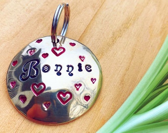 Seeing Hearts Custom Pet ID Tag