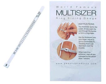Reusable Plastic Ring Sizer