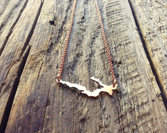 Walloon Lake Necklace in 14k Gold Filled or 14k Rose Gold Filled