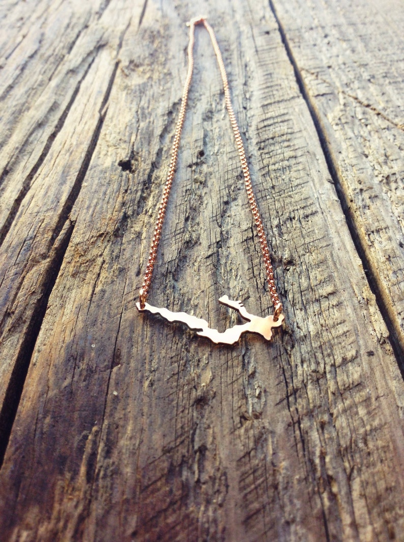 Walloon Lake Necklace in 14k Gold Filled or 14k Rose Gold Filled image 1