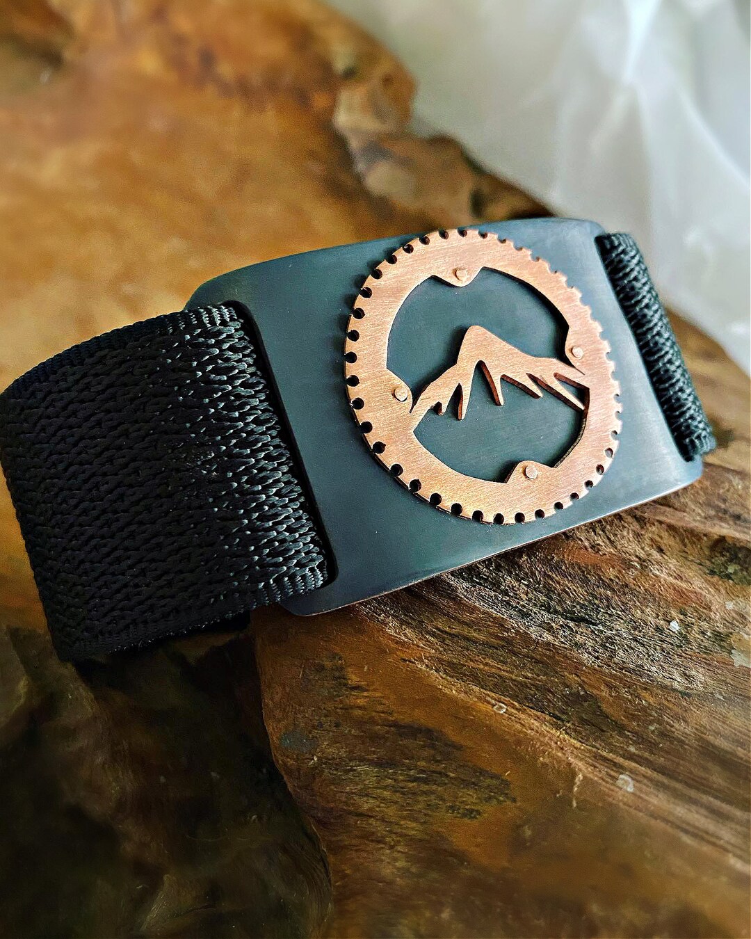 Mountain Biking Belt Buckle in Solid Copper MTB Gift Men and Women Etsy