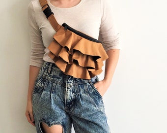 Fanny Packs, Hip Bag, Walking Bags, Jogging Pouch, Belt Pouch, Clubbing Purses, Waist Bag, Hiking pouch, Travel Bag, Canvas Bag, Camel