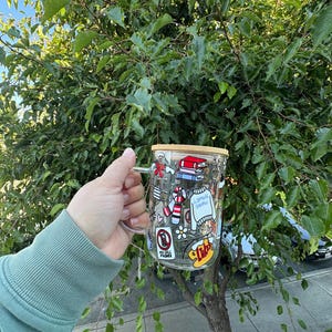 I Smell Snow Clear Glass Mug