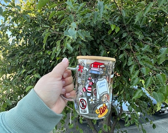 I Smell Snow Clear Glass Mug