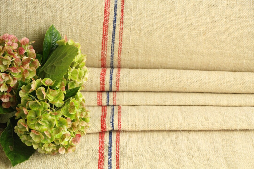 Antique Rare Linen Roll 15.58y Sewing Upholstery UP 624 Etsy