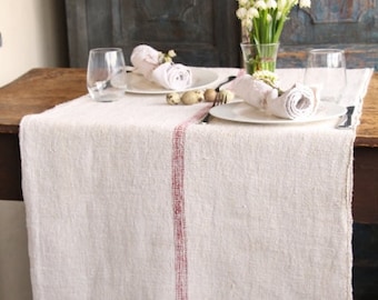 SEWING SERVICE: this listing is for ordering your TABLERUNNER made from our grain sacks