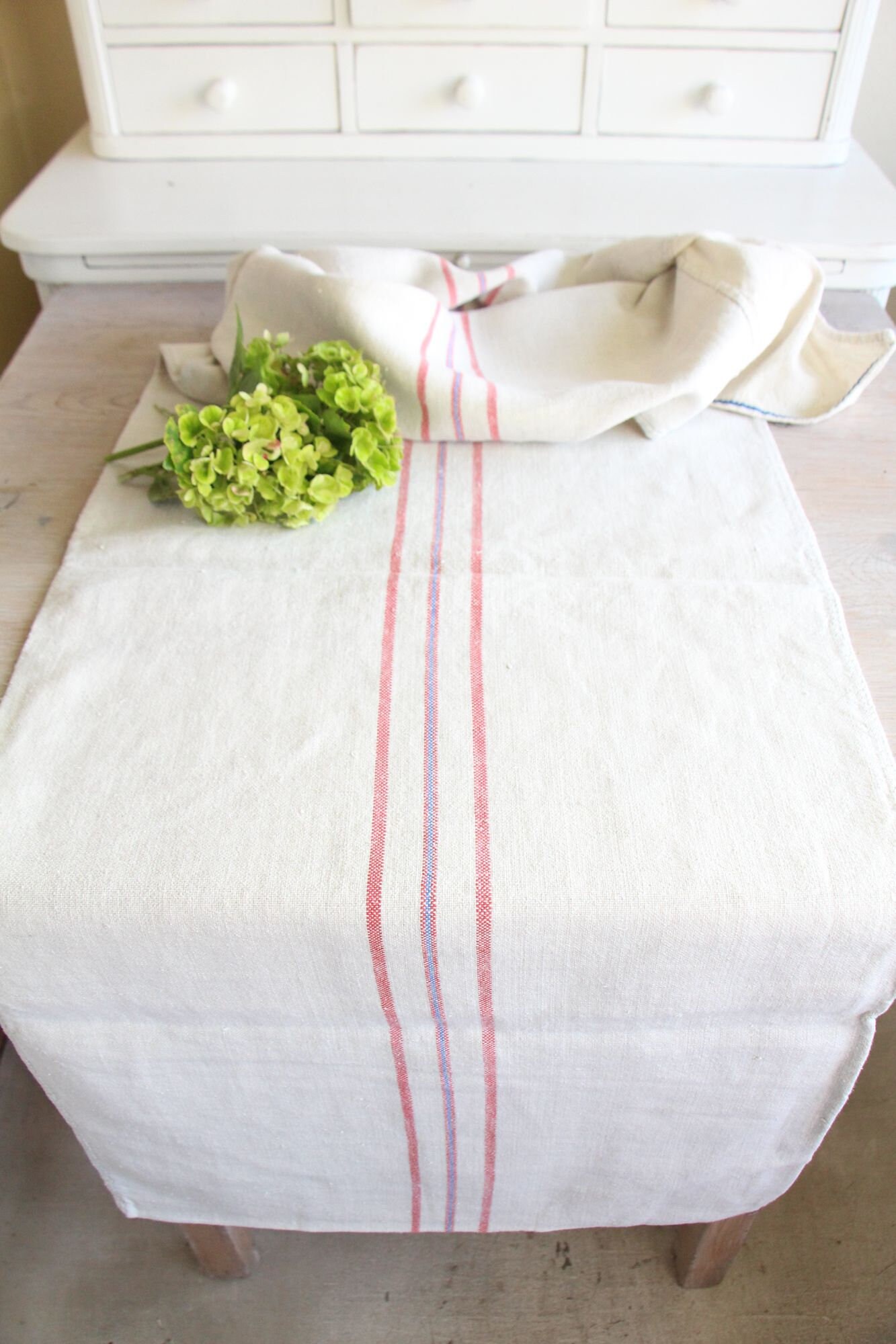 Rare Antique Linen Grain Sack Sewing Fabric KX 329 - Etsy
