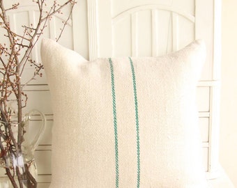 linen cushion cover, spring decor, A 734
