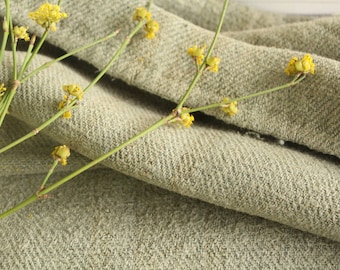 dyed antique linen grain sack, textured fabric, durable fabric, L 168
