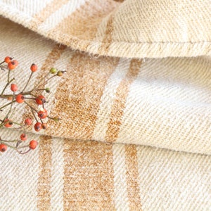 antique rare linen grain sack sewing pillow KX 439