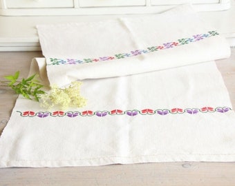 antique charming linen TOWEL A 211