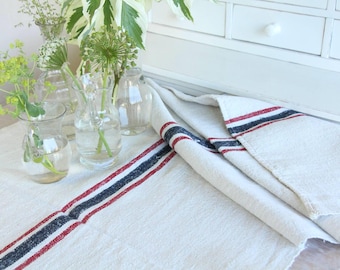 SEWING SERVICE: this listing is for ordering your TABLERUNNER made from our grain sacks