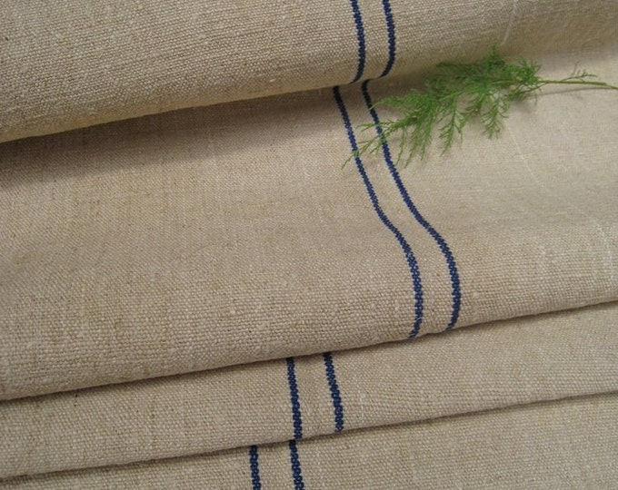 Antique Hemp Linen Roll Organic Fabric SWEDISH BLUE Roman Etsy