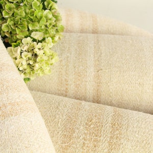 antique rare european caramel linen rolls 28.98y bulk offer UP 604