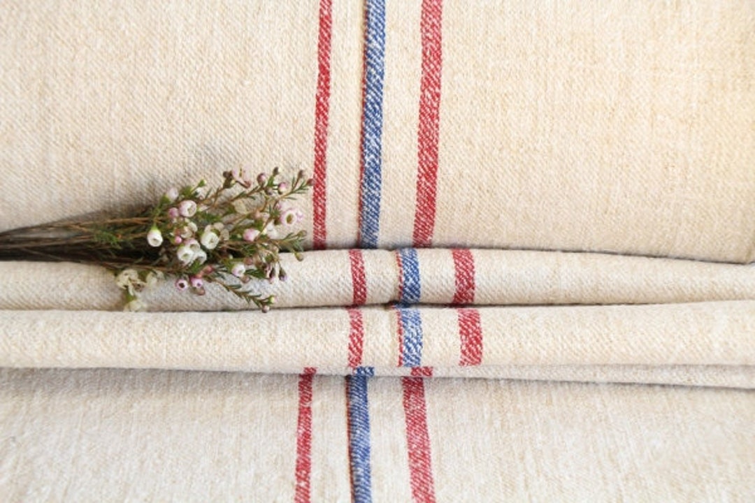 Linen Rool Antique French Linen Roll 2.40y Sewing Upholstery U 311 - Etsy