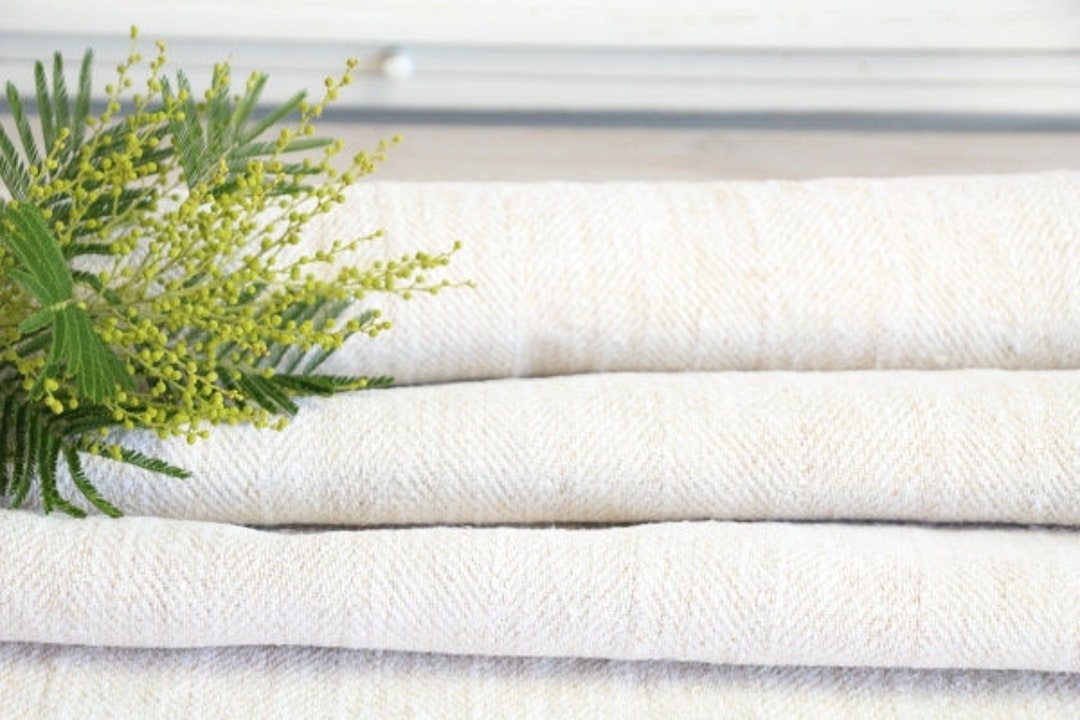 Linen Rool Antique French Plain Linen Roll 2.84y Sewing Upholstery UW 329 - Etsy