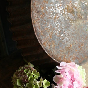 A 129: antique french bakery rusty BAKING PAN perfect for your vintage decoration style image 5