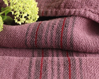 antique linen grainsack, rustic, pillow fabric, durable, dyed linen, Wabi Sabi, L 894