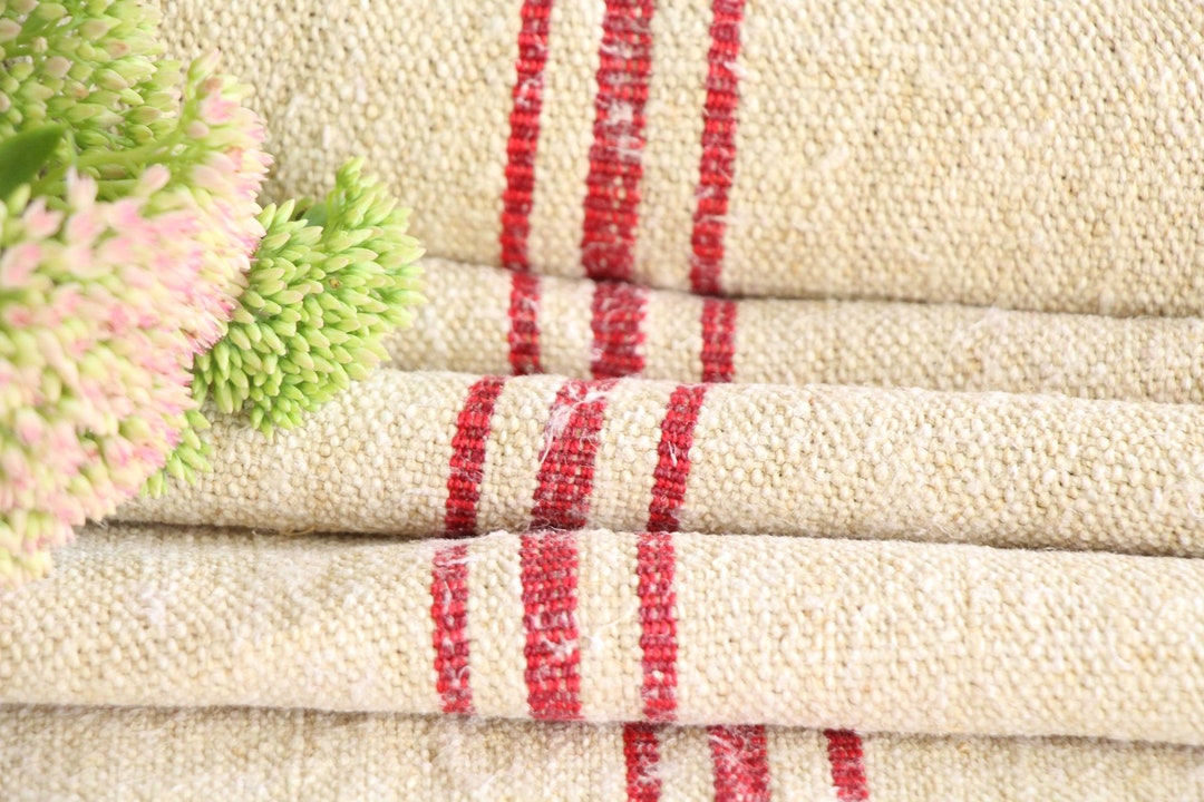 Linen Rool Antique French Linen Roll 2.89y Sewing Upholstery UW 557 - Etsy