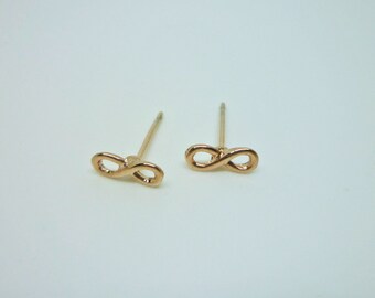 Infinity Stud Earrings, Love Earrings