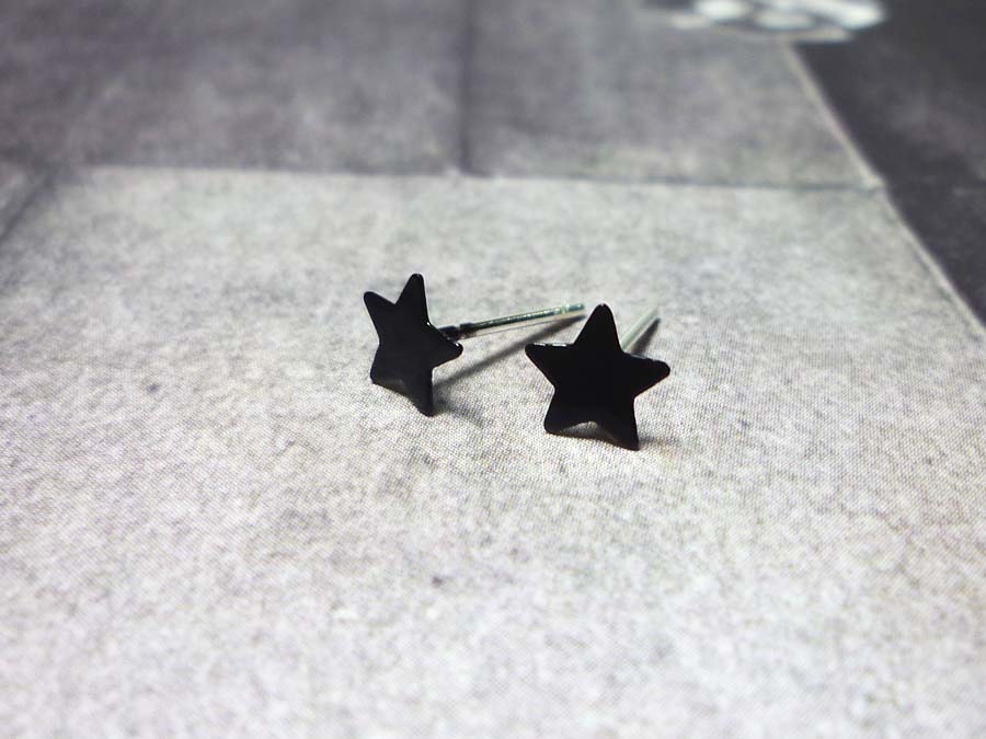 ■ENGBROX■ silver925 petit star earring EBEA25020SV 2pcs 925 Sterling Silver Star Earrings, Tiny Mini Zircon