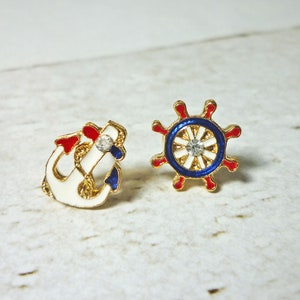 Mini Nautical Stud Earrings