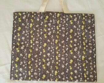 Gray, Yellow and White Laptop Bag