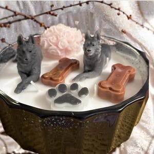 Paw and Bone Candle | Dog Lover Gift | Handmade Home Decor | Eco-Friendly Candle