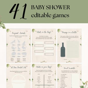 A New Chapter Will Soon Begin Baby Shower Games Bundle | Storybook Games Sheets | New Chapter Baby Shower Template | Books Themed Games
