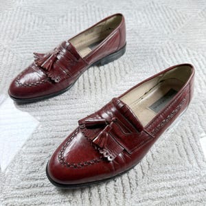 Men Burgundy Loafers - Etsy - Page 3 display picture 2