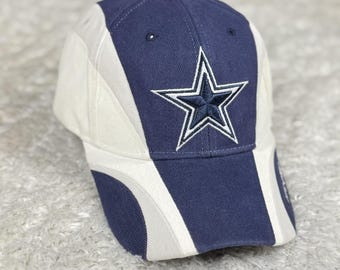 Vintage Dallas Cowboys Hut Cap Strap Back NFL Herren Reebok OS Y2K Dad Hat Stern