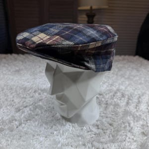 VTG Pendleton Hatt Keps Cabbie Peaky Tartan Ull Driving Hunting Newsboy 70-tal