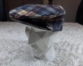 Gorra Pendleton VTG, estilo taxista, estilo escocés, de lana, para conducir, cazar y repartidor de periódicos, años 70
