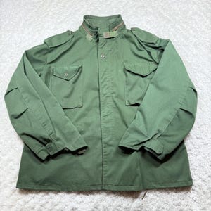 Vintage M65 Field Jacket Mens L Army Cold Weather Coat 70s USA Vietnam Military