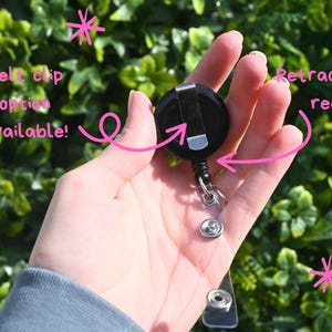 Nurse, MD, CNA, badge reel, healthcare, pediatric image 4
