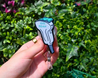 Carrete de insignias de ultrasonido Gel Yeah: regalo para ecografistas