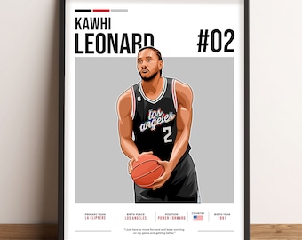 Kawhi leonard autographed card - Etsy 日本