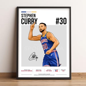 Stephen Curry Poster, Basketball Art, Stephen Curry Fan Gift, Vector Illustration, Sports Wall Decor, Digital Download - SC2