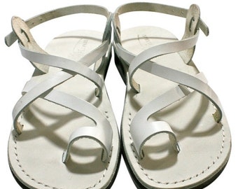 White sandals | Etsy