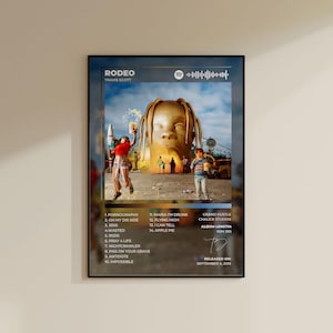 Travis Scott - Rodeo Album Cover Poster | Rodeo Album Poster | Custom Album | Digital Print | Travis Scott Poster | Mothers Day Gift